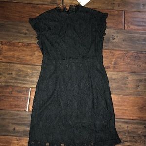 Black lace dress